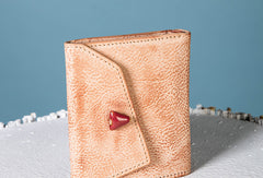 Handmade Genuine Leather Wallet billfold Leather Wallet Slim Bifold Wallet Bag For Women