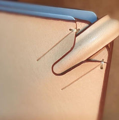 Handmade Leather Mens Cool billfold Leather Wallet Men Slim Wallet Bifold for Men