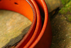 Genuine Leather Mens Leather Men Brown Black Belt for Men Cool Leather Belt - EverHandmade