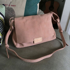 Handmade Vintage WOMENs LEATHER Shoulder Bag Messenger Bag FOR WOMEN
