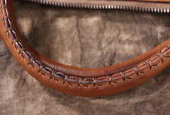 Vintage Leather Mens Briefcases Work Bag Business Bags for men