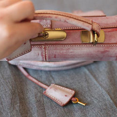 Pink Satchel Women's Satchel Handbags Structured Satchel - Annie Jewel