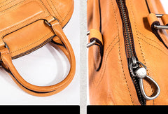 Handmade Genuine Leather Handbag Shopper Bag Crossbody Bag Shoulder Bag Purse For Women - EverHandmade
