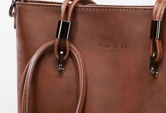 Handmade Leather handbag shoulder bag large tote for women leather shopper bag - EverHandmade