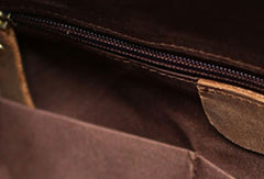 Cool Leather Mens Weekender Bag Travel Bag Duffle Bag Overnight Bag Holdall Bag for men - EverHandmade