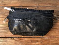Leather Men Fanny Pack Small Waist Bag Hip Pack Belt Bag Bumbag for Men