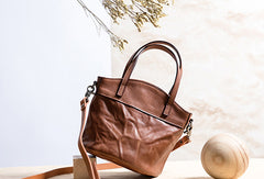 Handmade Genuine Leather Handbag Bag Crossbody Bag Shoulder Bag Purse For Women - EverHandmade