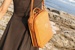 Handmade handbag backpack purse leather crossbody bag purse shoulder bag for women - EverHandmade