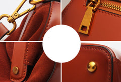 Handmade Leather handbag doctor bag shoulder bag for women leather bag - EverHandmade