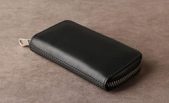 Handamde Leather Mens Cool Key Wallet Card Wallet Key Holder Car Key Case for Men