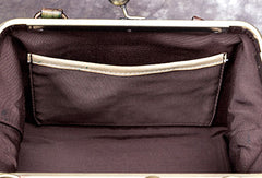 Genuine Leather Handbag Vintage Bag Shoulder Bag Crossbody Bag Clutch Purse For Women - EverHandmade