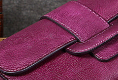 Vintage Women Leather Wallet Long Wallets Long Wallet For Women - EverHandmade