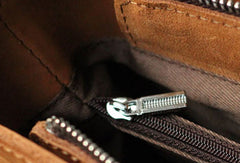 Genuine Leather Messenger Bag Cool Chest Bag Sling Bag Crossbody Bag Travel Bag Hiking Bag for men