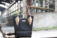 Handmade handbag purse leather shopper bag purse shoulder bag for women