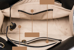 Handmade Genuine Leather Handbag Shopper Bag Crossbody Bag Shoulder Bag Purse For Women - EverHandmade