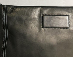Genuine Leather Mens Clutch Cool Slim Wallet Zipper Clutch Wristlet Wallet for Men