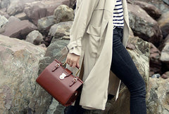 leather doctors bag vintage​ Genuine Leather Doctor Bag Womens Doctor Bag Purse Women's Vintage Doctors Bag Crossbody