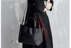 Handmade Leather Handbag Tote Bag Purse Crossbody Bag Shoulder Purse For Women