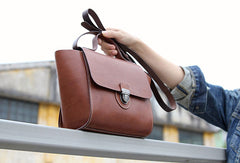 Handmade handbag purse leather crossbody bag purse shoulder bag for women - EverHandmade