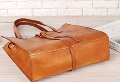 Handmade Leather Vintage Womens Tote Bag Purse Shoulder Bag for Women