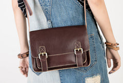 Handmade satchel purse leather crossbody bag purse shoulder bag for women