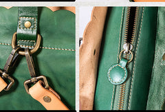 Handmade Genuine Leather Backpack Bag Bucket Bag Handbag Shoulder Bag Leather Purse For Women - EverHandmade