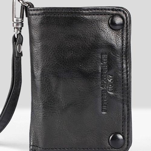 Genuine Leather Mens Chain Biker Wallet Cool Leather Wallet Small Wallets for Men