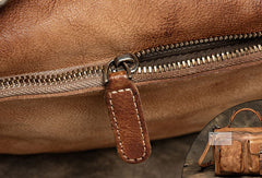 Genuine Handmade Vintage Leather Message Bag Handbag Shoulder Bag Women Leather Purse