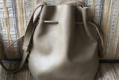 Genuine Leather Bucket Bag Shoulder Bag For Women Leather Crossbody Bag - EverHandmade