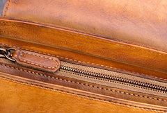 Genuine Leather Handbag Woven Vintage Crossbody Bag Shoulder Bag Purse For Women
