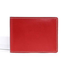Leather Mens Slim license Wallet Card Wallets Slim Wallet Front Pocket Wallet for Men