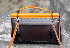 Handmade Leather Vintage Small Shoulder Bag purse crossbody bag for women - EverHandmade