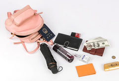 Handmade Genuine Leather Cute Backpack Bag Travel bag Women Leather Purse - EverHandmade