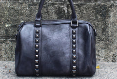 Handmade Leather Handbag Doctor Bag Purse Crossbody Shoulder Bag for Girl Women Lady - EverHandmade