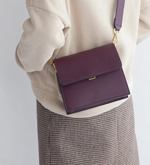 Minimalist Leather Womens Stylish Shoulder Bag Crossbody Purse for Women