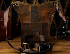 Leather Belt Pouches for Men Leg Drop Bag waist BAG Shoulder Bag For Men