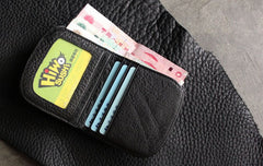 Cute LEATHER Womens Small Wallet Bifold Leather billfold Wallets FOR Women