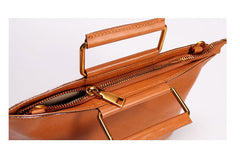Handmade Leather Tote Purse Handbag Shoulder Bag Large for Women Leather Shopper Bag - EverHandmade