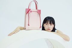 Stylish Pink Leather Womens Handbag Work Bag Purse Shoulder Bag for Women