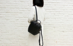Vintage LEATHER WOMEN Backpack Purses Cute School Backpacks FOR WOMEN