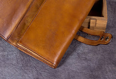 Genuine Leather Wallet Long Wallet Woven Wallet Purse For Men Women - EverHandmade