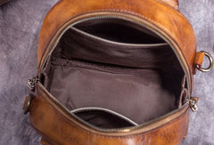 Vintage Womens Leather Backpack School Backpacks Purse Small Backpack For Women - EverHandmade