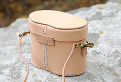 Handmade bucket purse leather crossbody bag purse shoulder bag for women - EverHandmade