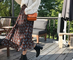 Cute LEATHER WOMEN Mini SHOULDER BAG Tassels Small Crossbody Purses FOR WOMEN