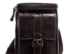Cool Mens Leather Mens Belt Pouch Waist Bag Shoulder Bag Cell Phone Holster for Men