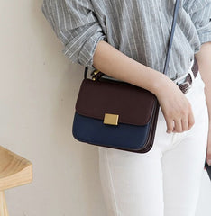 Stylish Leather Womens Small Handbag Work Purse Shoulder Bag for Women