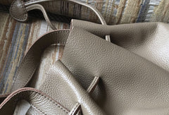 Genuine Leather Bucket Bag Shoulder Bag For Women Leather Crossbody Bag - EverHandmade