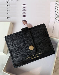Cute Women Green Leather Small Card Holders Card Wallet Slim Card Holder Credit Card Holder For Women