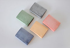 Handmade LEATHER Womens Trifold Small Wallet Leather Small Wallet FOR Women