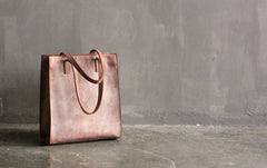 Vintage WOMENs LEATHER Tote Bag Work Leather Tote Purses FOR WOMEN